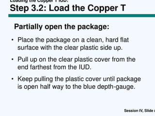 Copper T insertion