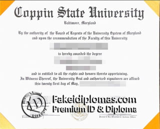Coppin State University degree