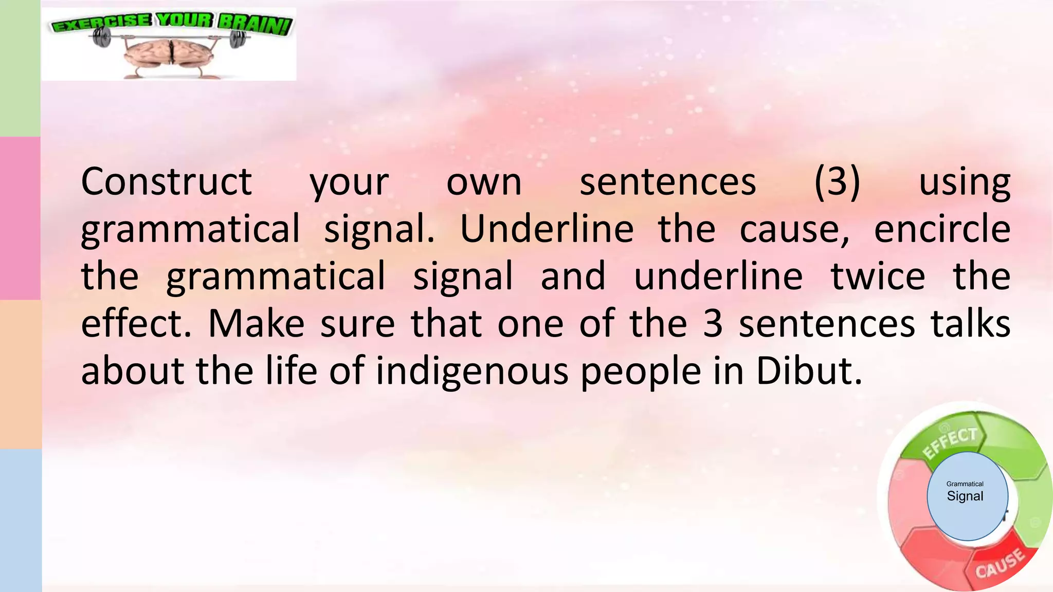 CO PPT-grammatical signals.pptx | Chemistry | Science