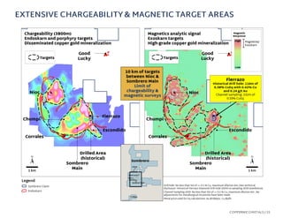 EXTENSIVE CHARGEABILITY & MAGNETIC TARGET AREAS
COPPERNICOMETALS / 15
 