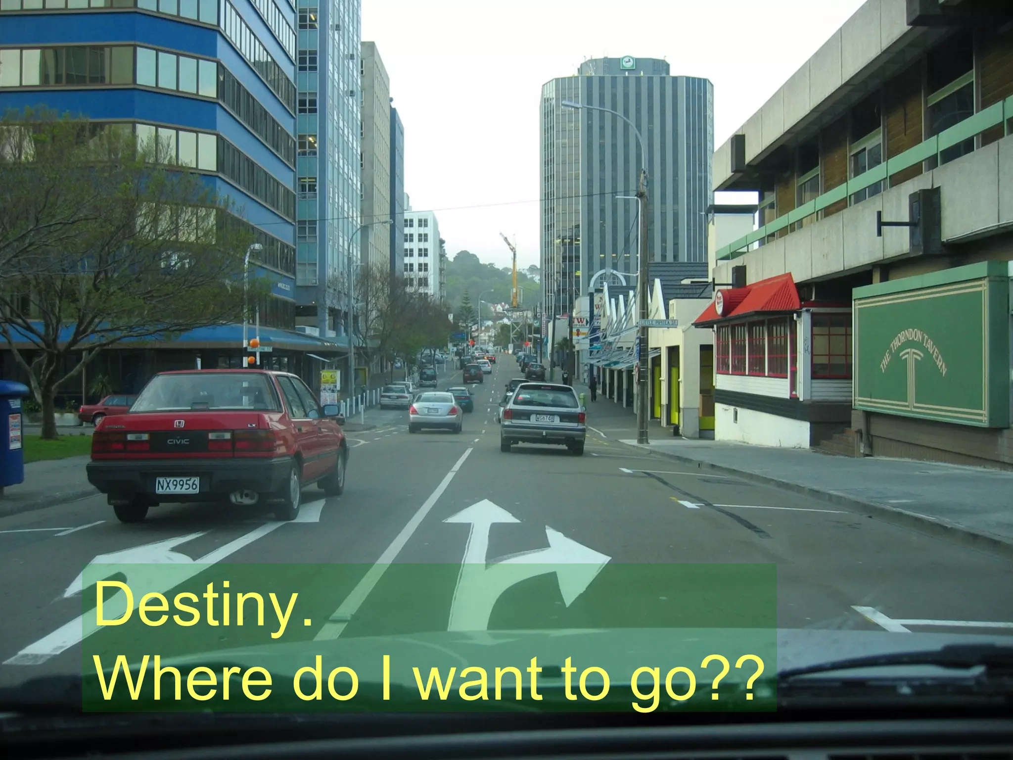 Destiny. Where do I want to go?? 
