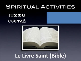 Le Livre Saint (Bible)