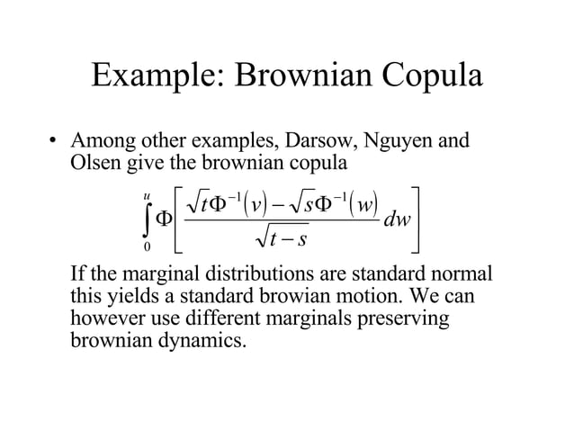Copula-Based Model for the Term Structure of CDO Tranches | PPT