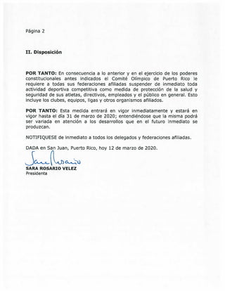 Copur resolucion de emmergencia