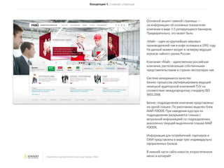 Презентация дизайна сайта брэнда Майский чай