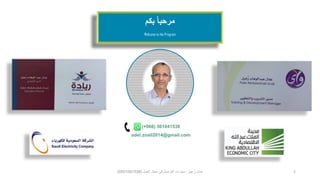 Welcome to the Program
‫بكم‬ ً‫ا‬‫مرحب‬
‫عيل‬ُ‫ز‬ ‫عادل‬-‫العمل‬ ‫مجال‬ ‫في‬ ‫التواصل‬ ‫مهارات‬(0501041538) 2
 