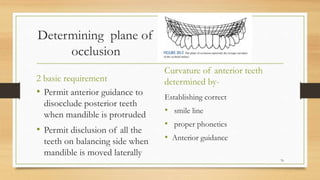 Tooth Disocclude full mouth rehabilitation part 1 | PPTX