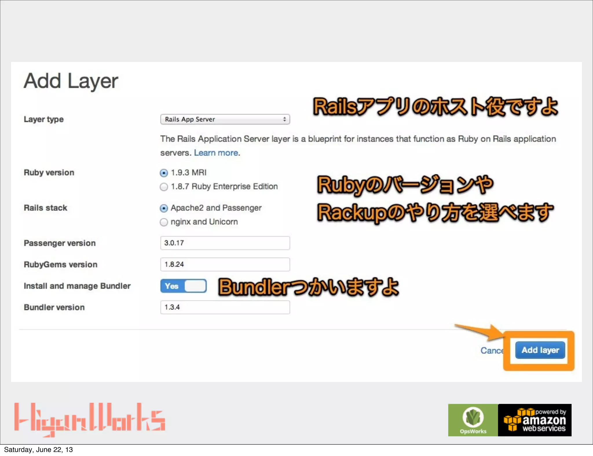 Saturday, June 22, 13
 