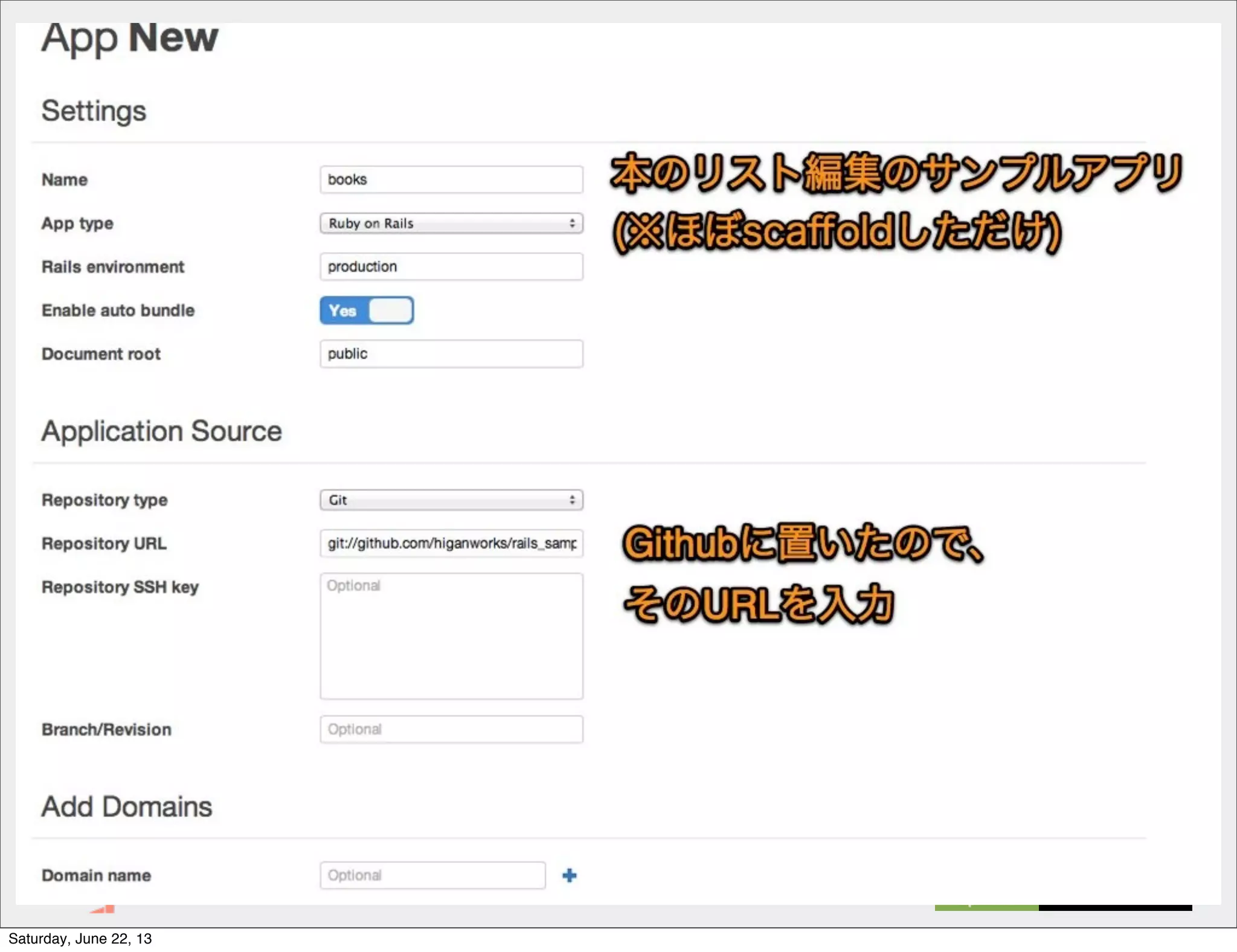 Saturday, June 22, 13
 