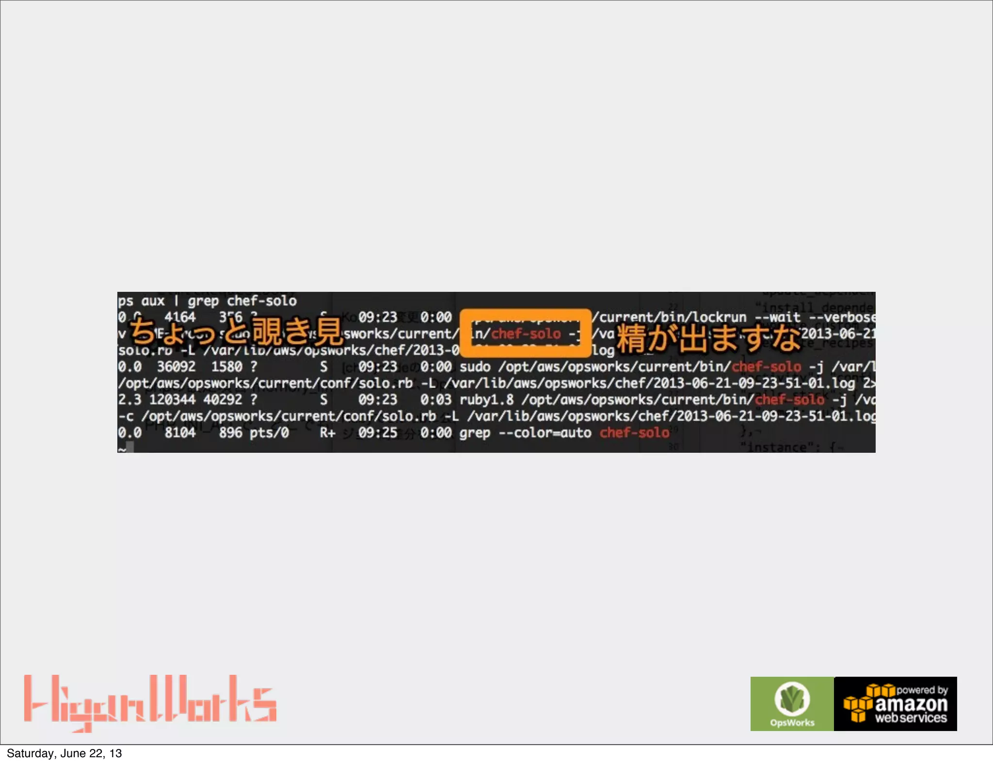 Saturday, June 22, 13
 