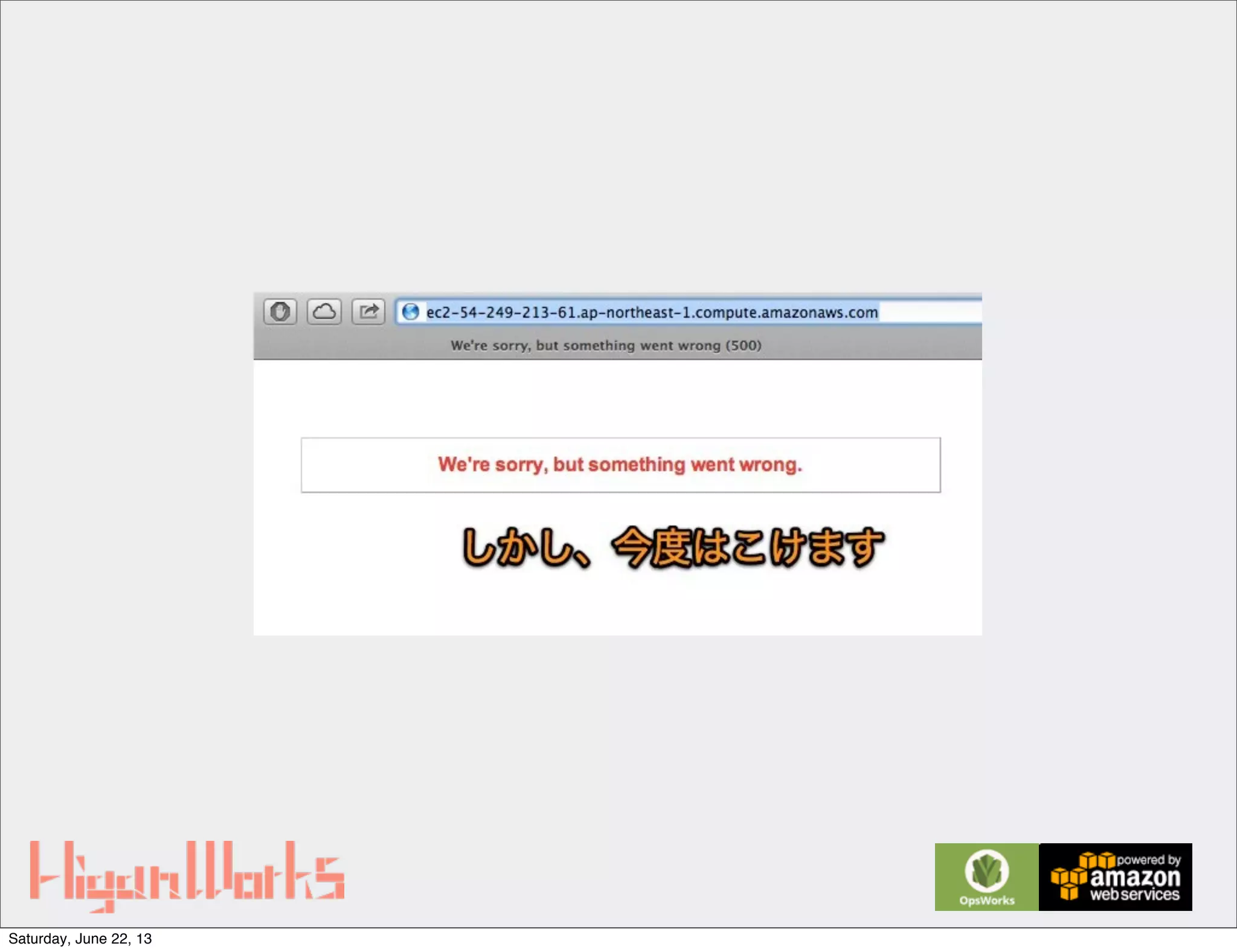 Saturday, June 22, 13
 