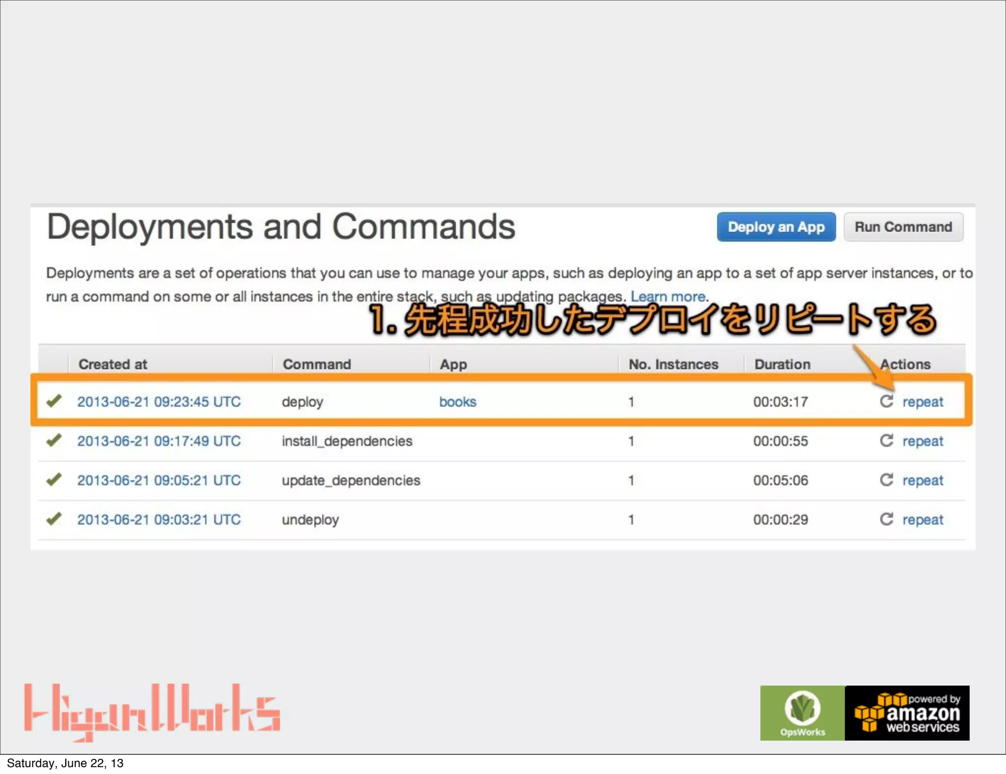 Saturday, June 22, 13
 