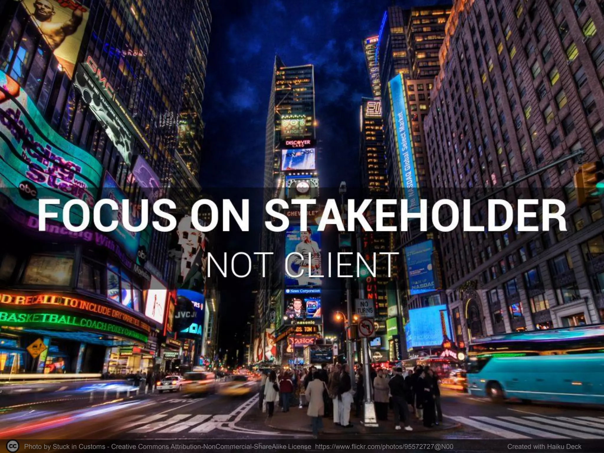 Photo by Stuck in Customs - Creative Commons Attribution-NonCommercial-ShareAlike License https://www.flickr.com/photos/95572727@N00 Created with Haiku Deck
 