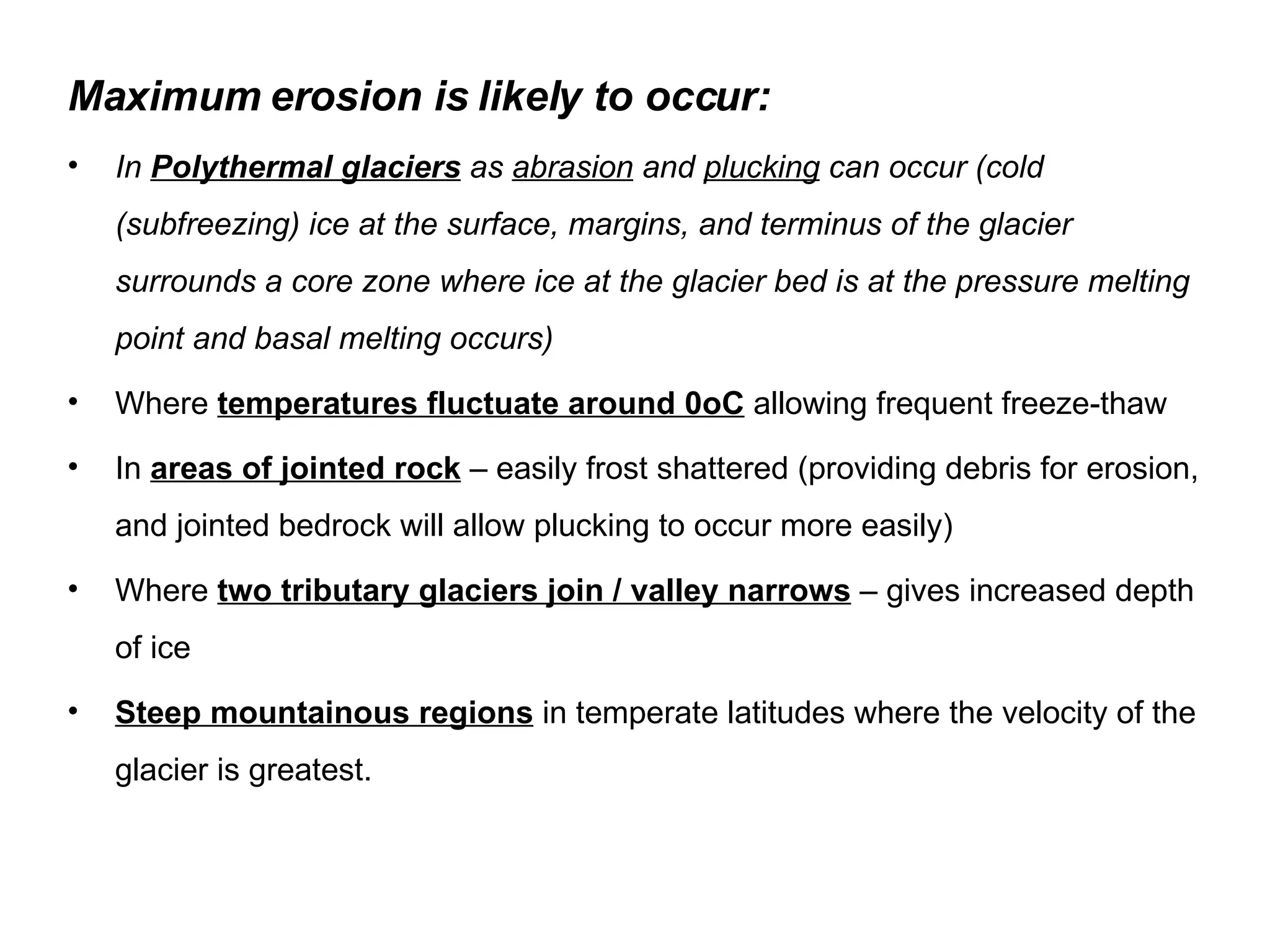 Copy Of Glacial Erosion | PPT