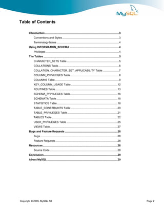 Copy Of Mysql Datadictionary | PPT