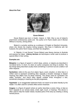 Eavan Boland Inheritance 21st-Century-Literature-from-the-Philippines11_q2_m3_Literary-Genres ...