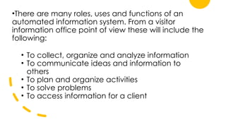 Operate an Automated Information system (AI) | PPTX | Desktop ...
