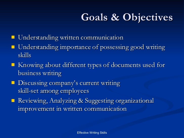 Communication essay skill