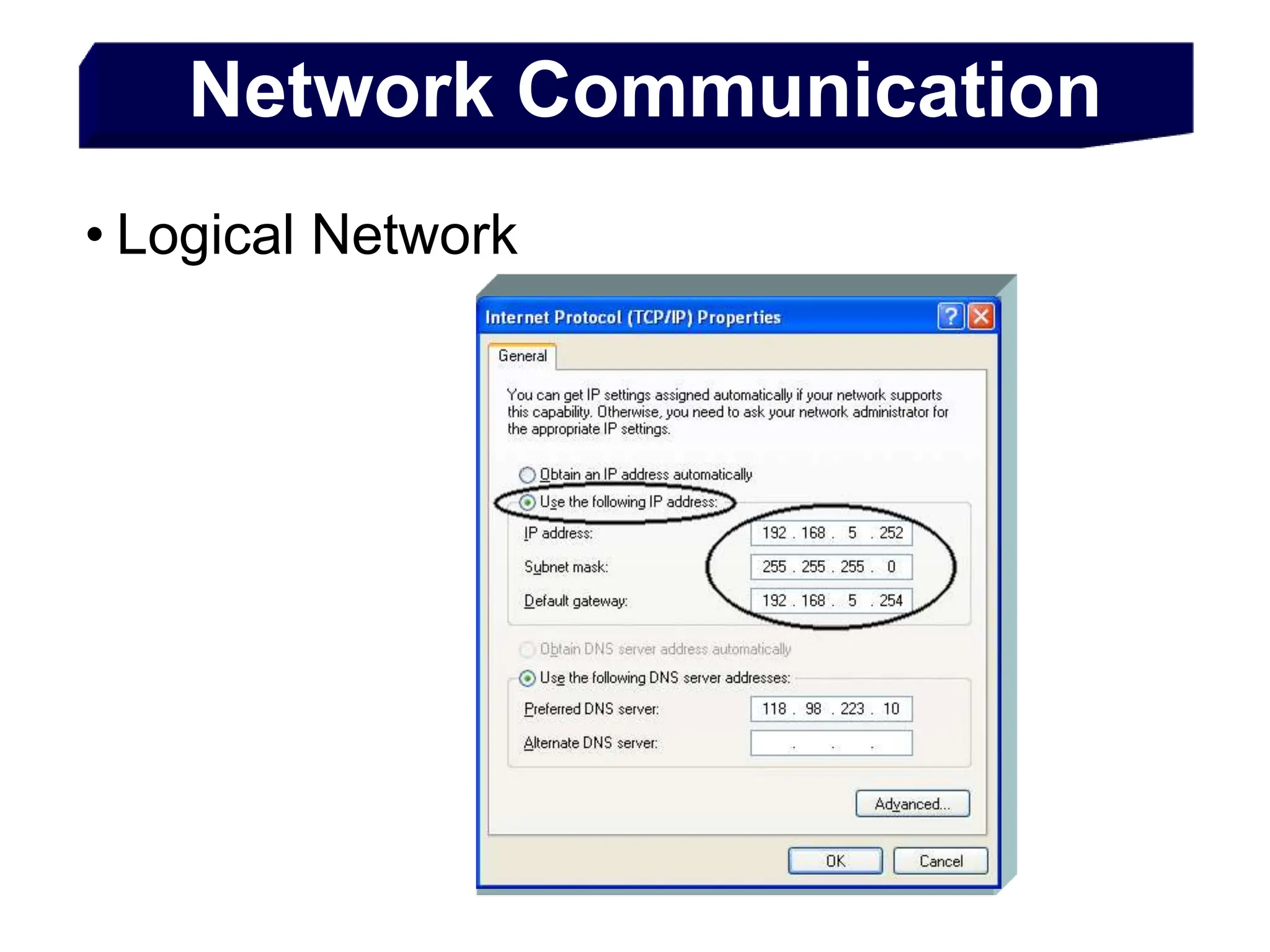 penjelasan menegenai ip adress dalam jaringan | PPT