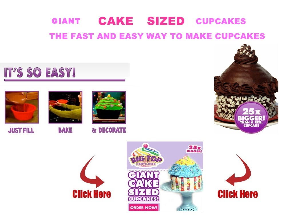big top cupcake instructions