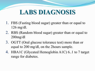 Fbs Rbs Normal Range diabetes mellitus presentation | PPTX
