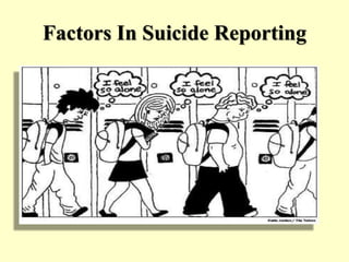 Factors In Suicide Reporting
 