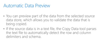 Automatic Data Preview
 