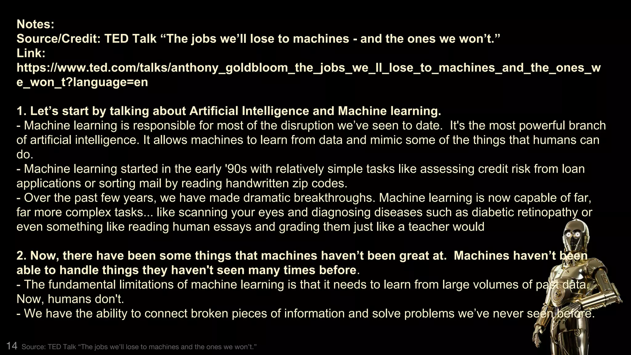 How do machines process
information?
14
 