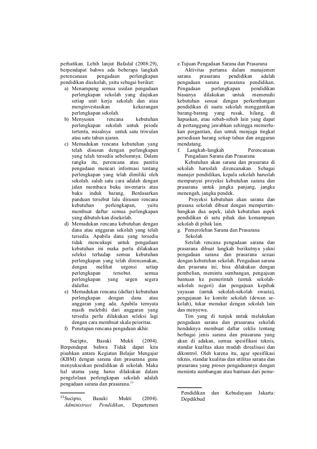 jurnal Sarana dan Prasarana Pendidikan