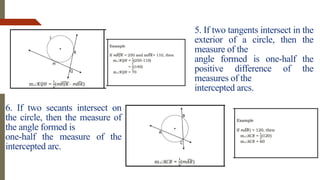Grade 10 Math-Circles, arc length, sector of a circle, segment of a ...