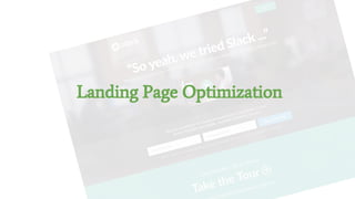 Landing Page Optimization