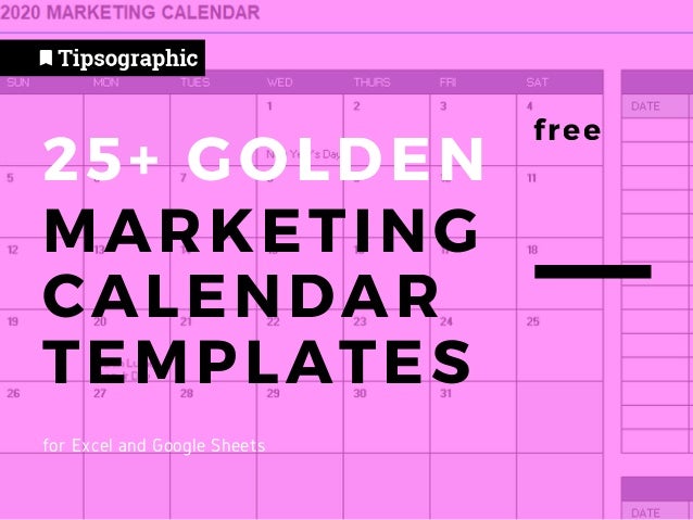 marketing calendar template 2021 Tipsographic Com 25 Marketing Calendar Templates Free Excel Goog marketing calendar template 2021