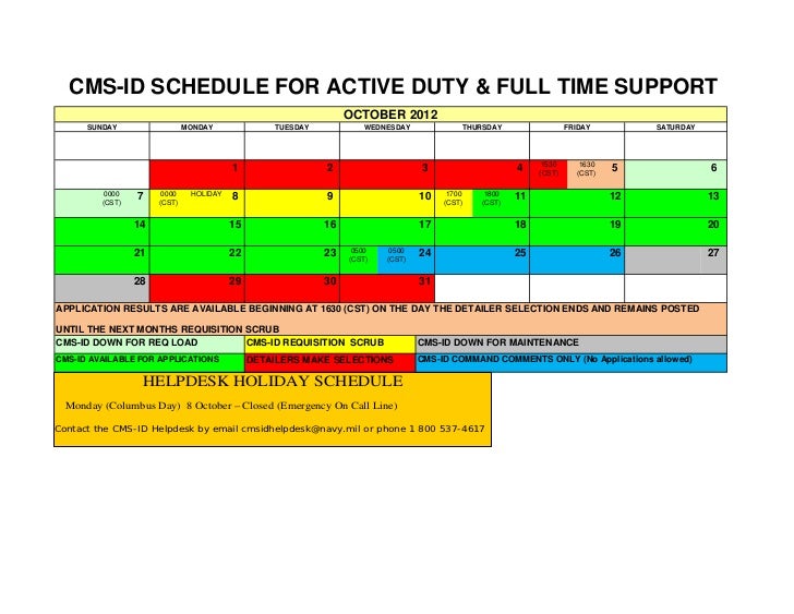Cms-Id 2012 Active Calendar