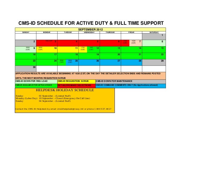 CMSID 2012 active calendar