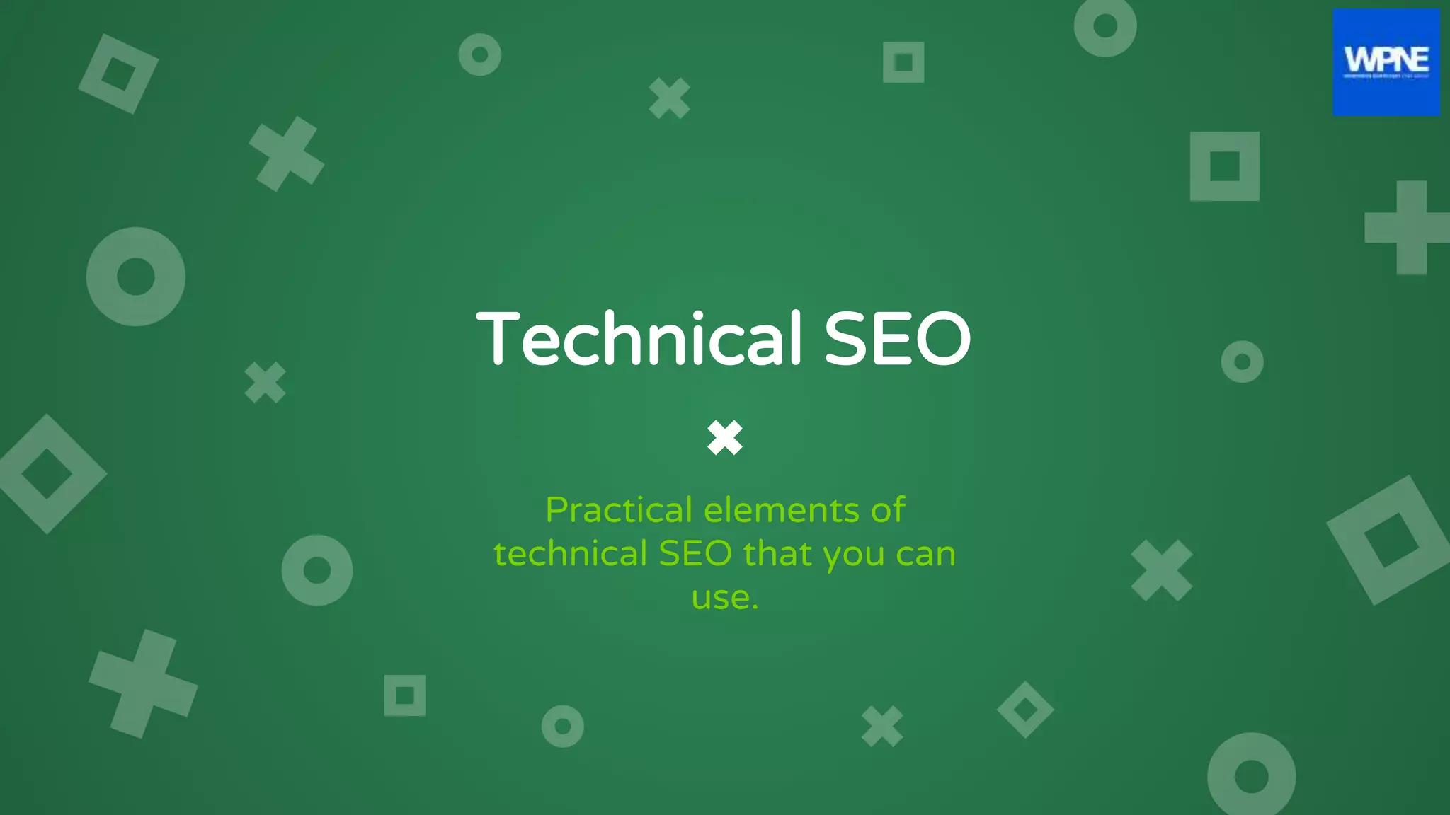 WordPress North East (Jan 2021) ~ SEO Fundamentals For WordPress