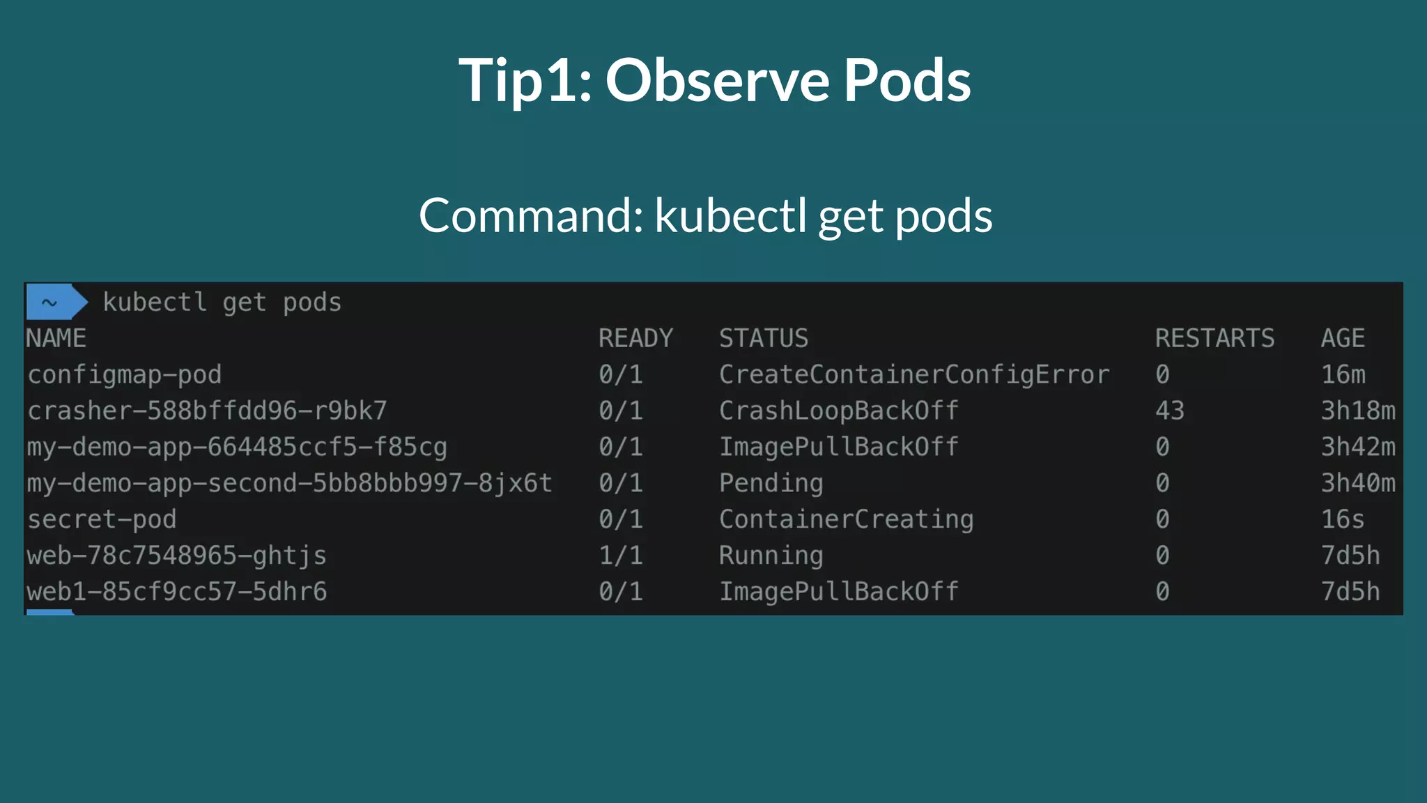 5 Simple Tips for Troubleshooting Your Kubernetes Pods | PDF