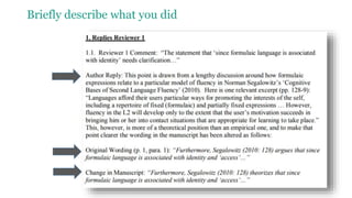 Briefly describe what you did
 