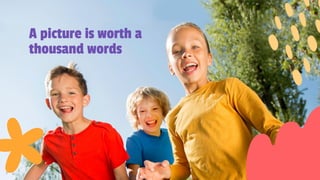 A picture is worth a
thousand words
 