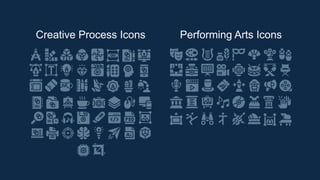 Creative Process Icons Performing Arts Icons
 