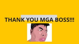 THANK YOU MGA BOSS!!!
 