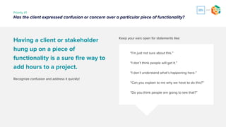 Priority #2
What are the highest value targets?
Target the critical
pieces first.
If there are critical spots in the application,
e.g. posting a photo in a photo sharing app,
focus on getting those interactions in front
of people and vetted before building out
things like the settings.
Do this
before
this
 