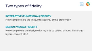 Fidelity over time
A quick landscape of prototyping fidelities. (Image credit:
Fred Beecher, Boxes & Arrows)(View large version)
 