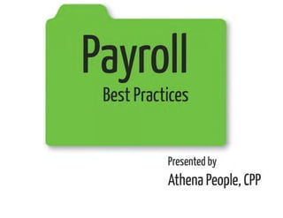 Payroll Best Practices – How to Avoid Common Pitfalls and Stay in Compliance