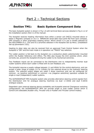 ALPHASEAPILOT MFA Autopilot 