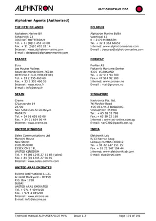 ALPHASEAPILOT MFA Autopilot 