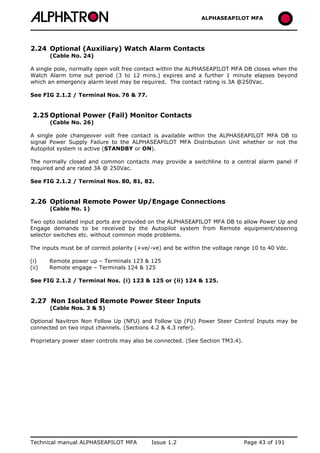 ALPHASEAPILOT MFA Autopilot 