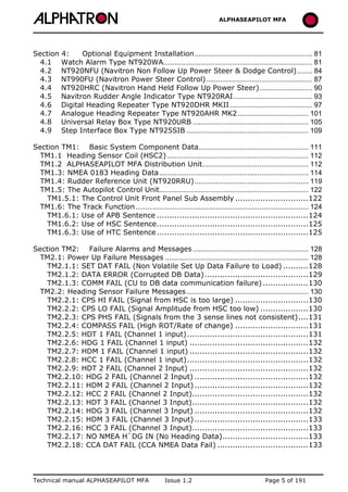 ALPHASEAPILOT MFA Autopilot 