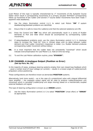 ALPHASEAPILOT MFA Autopilot 