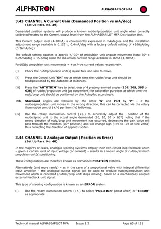 ALPHASEAPILOT MFA Autopilot 