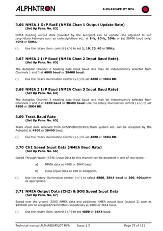 ALPHASEAPILOT MFA Autopilot 